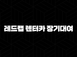 레드캡 렌터카 장기대여(+ 스마트한 차량 이용 방법 알아보기) 28