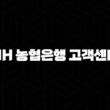 NH 농협은행 고객센터 전화번호(+ 빠르고 정확한 금융 상담 연결 방법) 13
