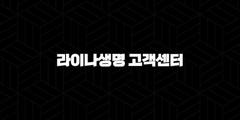 라이나생명 고객센터 전화번호(+ 빠르고 쉬운 보험 서비스 이용 방법) 10 라이나생명 고객센터 전화번호(+ 빠르고 쉬운 보험 서비스 이용 방법) 9