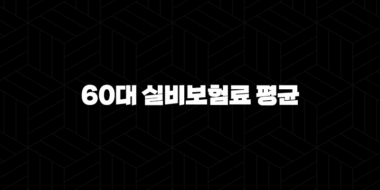 60대 실비보험료 평균(+ 2025년 최신 정보와 합리적인 가입 전략 총정리!) 29
