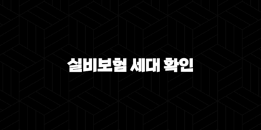 실비보험 세대 확인(+ 꼭 알아야 할 모든 것) 25