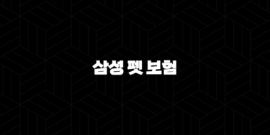 2025년 삼성 펫 보험 안심하고 댕냥이 맡기세요! 29