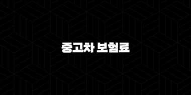 긴급! 중고차 보험료 완벽 분석 - 2025년 똑똑하게 아끼는 7가지 방법 38