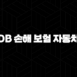 DB 손해 보험 자동차 - 2025년 최신 정보와 가입, 사고 접수, 보험금 청구 완벽 가이드 13