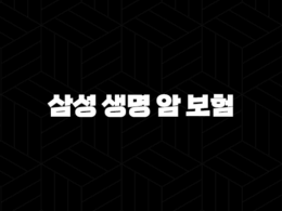삼성 생명 암 보험의 모든 것 - 2025년 최신 정보 및 가이드 25