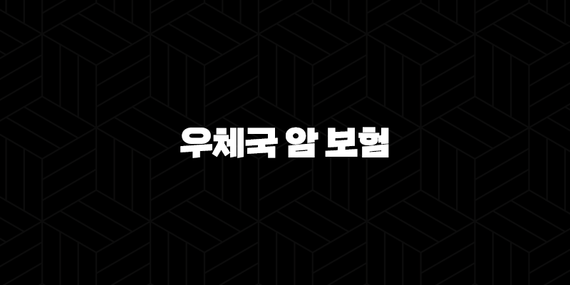 2025년 우체국 암 보험 완전 분석 : 가격, 장단점, 비갱신, 후기, 보장 내용, 청구, 약관 - 완벽 가이드 10 2025년 우체국 암 보험 완전 분석 : 가격, 장단점, 비갱신, 후기, 보장 내용, 청구, 약관 - 완벽 가이드 9