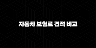 2025년 자동차 보험료 견적 비교 - 1분 만에 끝내는 최저가 보험료 확인 방법 25