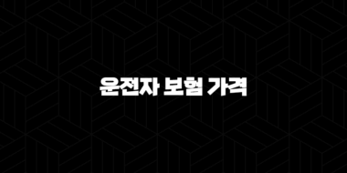 운전자 보험 가격 비교분석 2025(+ 나만을 위한 맞춤 보험 찾기 프로젝트!) 37
