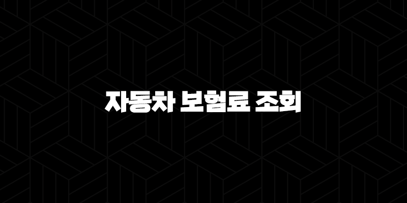 자동차 보험료 조회 - 2025년 최신 정보와 절약 꿀팁 총정리 10 자동차 보험료 조회 - 2025년 최신 정보와 절약 꿀팁 총정리 9