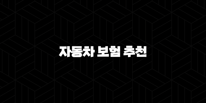 2025년 자동차 보험 추천 - 나에게 맞는 보험 찾기 및 비교 분석 10 2025년 자동차 보험 추천 - 나에게 맞는 보험 찾기 및 비교 분석 9