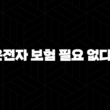 운전자 보험 필요 없다? - 2025년 운전자 보험의 필요성에 대한 오해와 진실 15