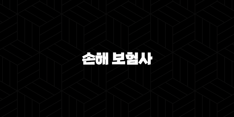 손해 보험사 - 2025년 알아야 할 모든 것(+ 순위, 종류, 연봉, 취업 정보) 10 손해 보험사 - 2025년 알아야 할 모든 것(+ 순위, 종류, 연봉, 취업 정보) 9