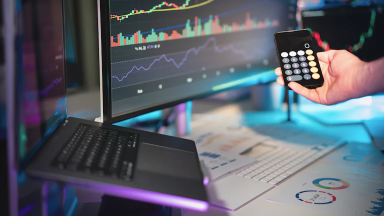 데이터를 분석하는 투자자