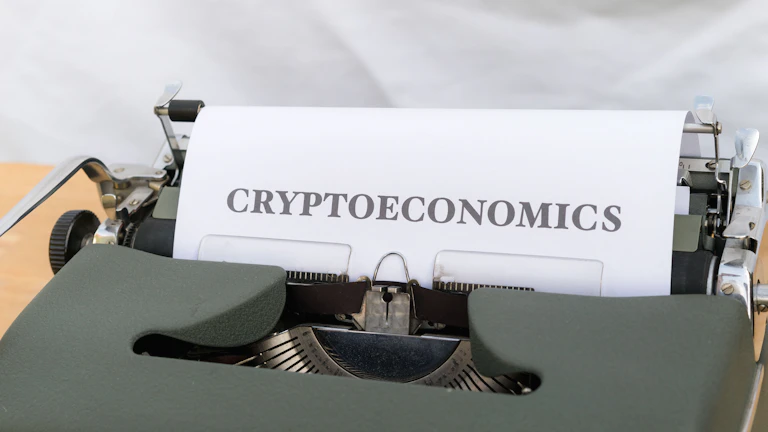 법률 서류 위에 놓인 비트코인 물리 코인