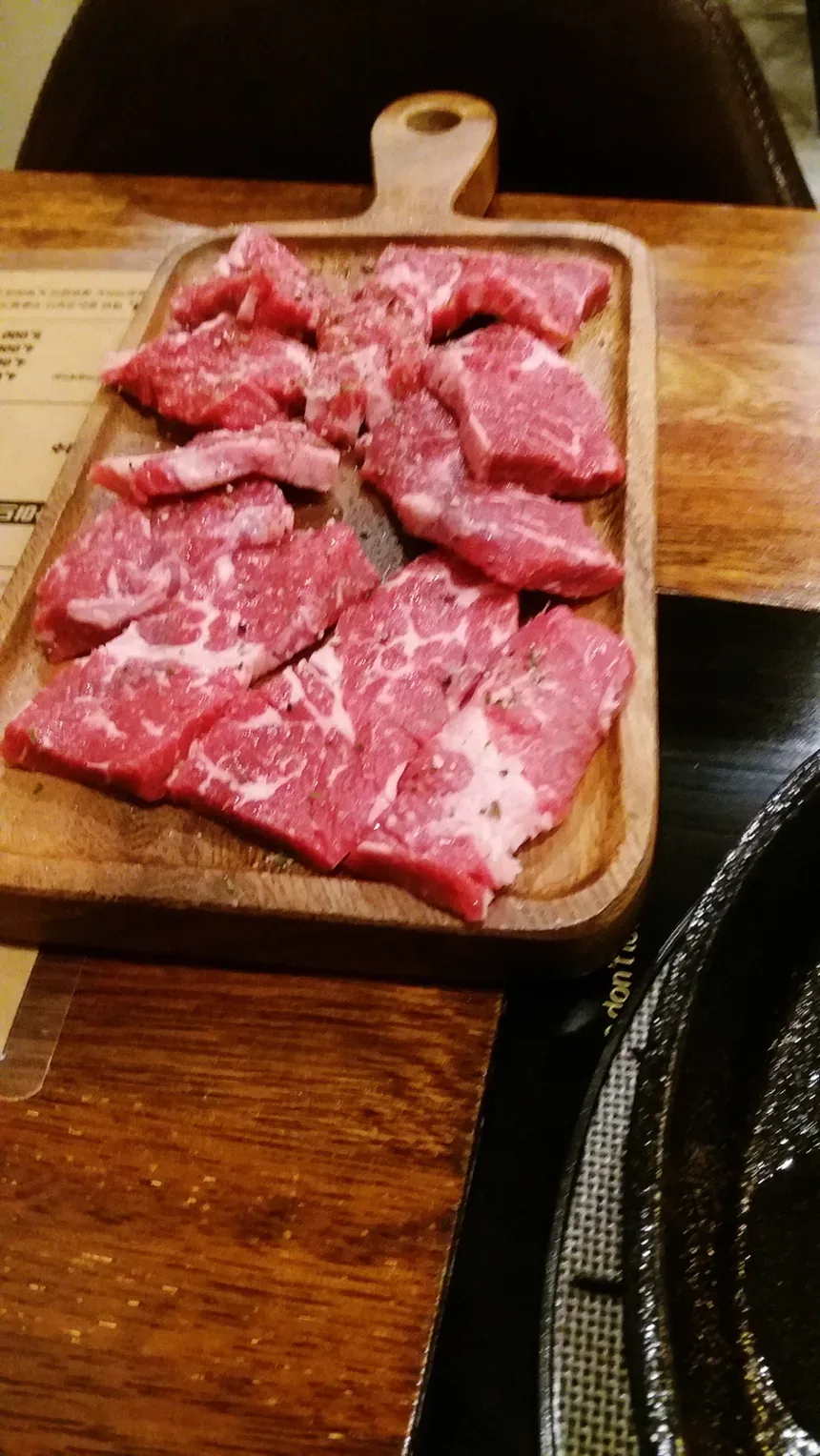 한국 전통 식당 상차림