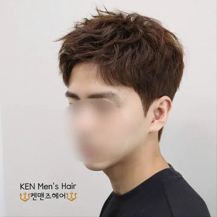 남자 크롭컷 바버 스타일