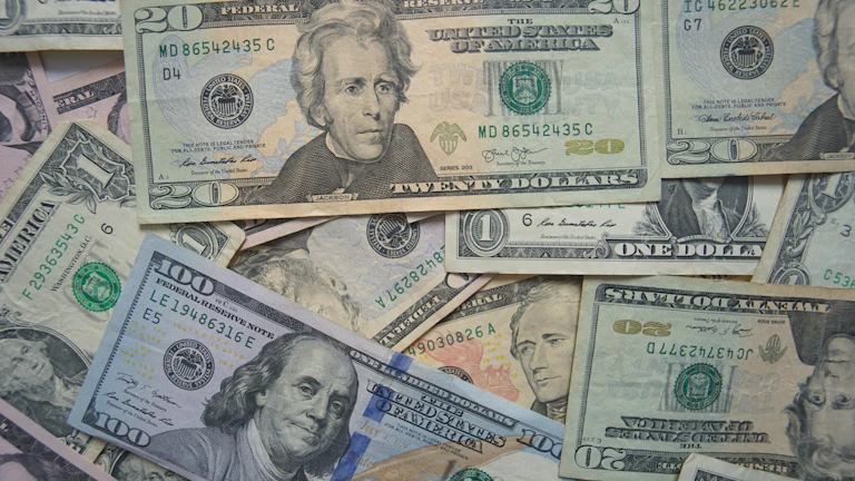 상승 추세를 보이는 주식 시장 차트