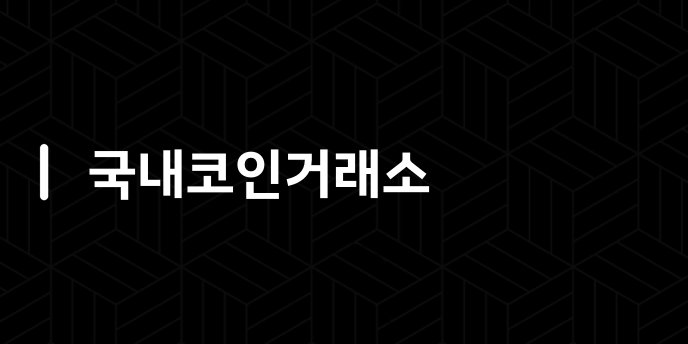 국내코인거래소