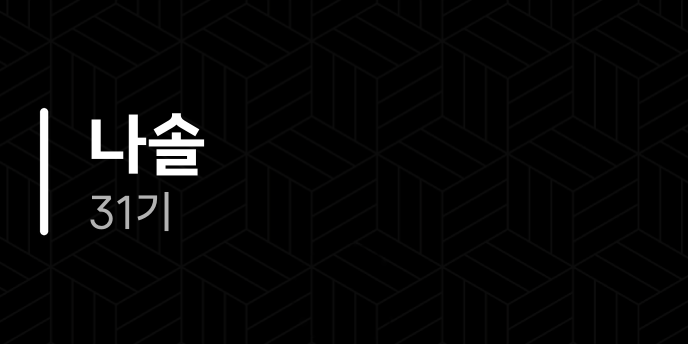 나솔 31기