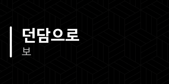 던담으로 보