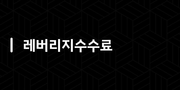 레버리지수수료