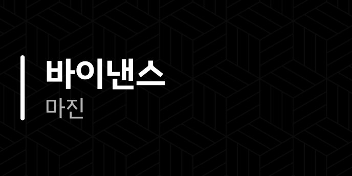 바이낸스 마진