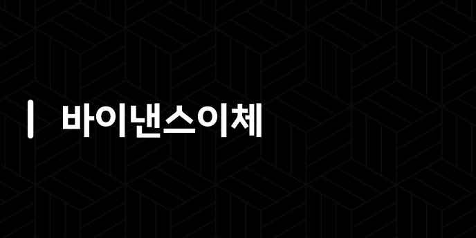 바이낸스이체