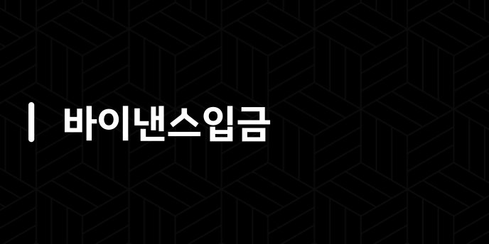 바이낸스입금