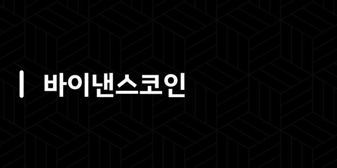 바이낸스코인