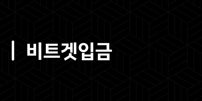 비트겟입금