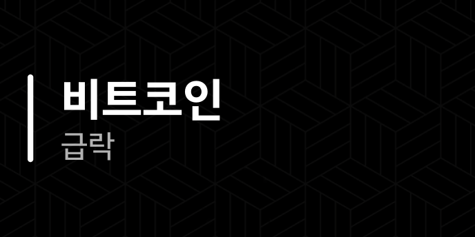 비트코인 급락