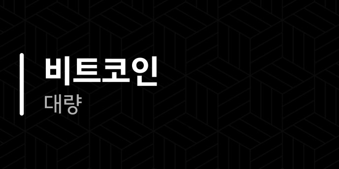 비트코인 대량 6