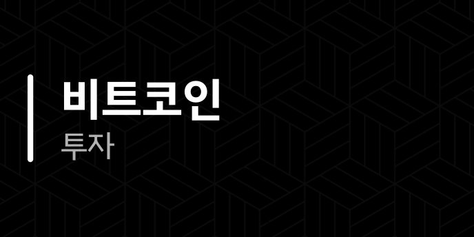 비트코인 투자