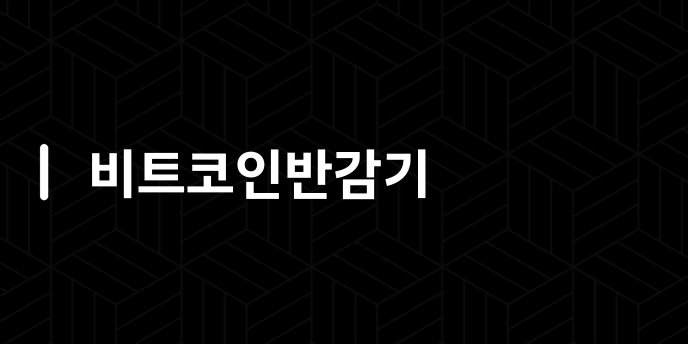 비트코인반감기