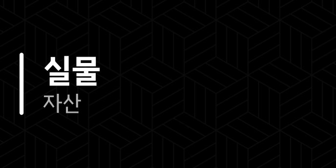 실물 자산