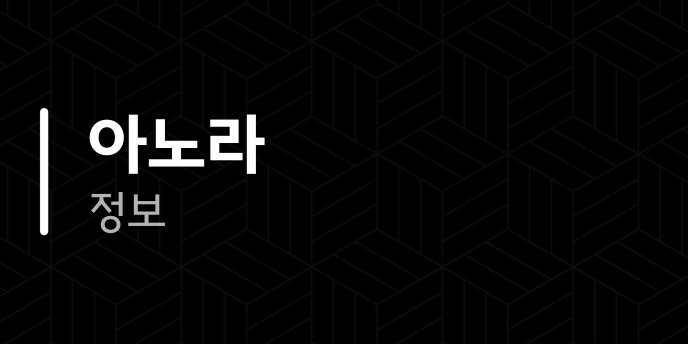 아노라 정보