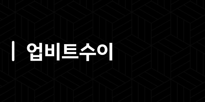 업비트수이