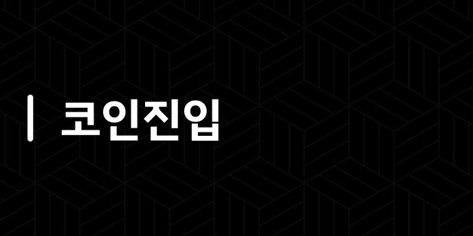 코인진입